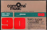 Compact Cassette Contona Music ferro super 90 Type I Normal 1981 Europe