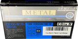 Compact Cassette Sony CDix IV 64 "CDIX4 64N" Type IV Metal 1990 Japan