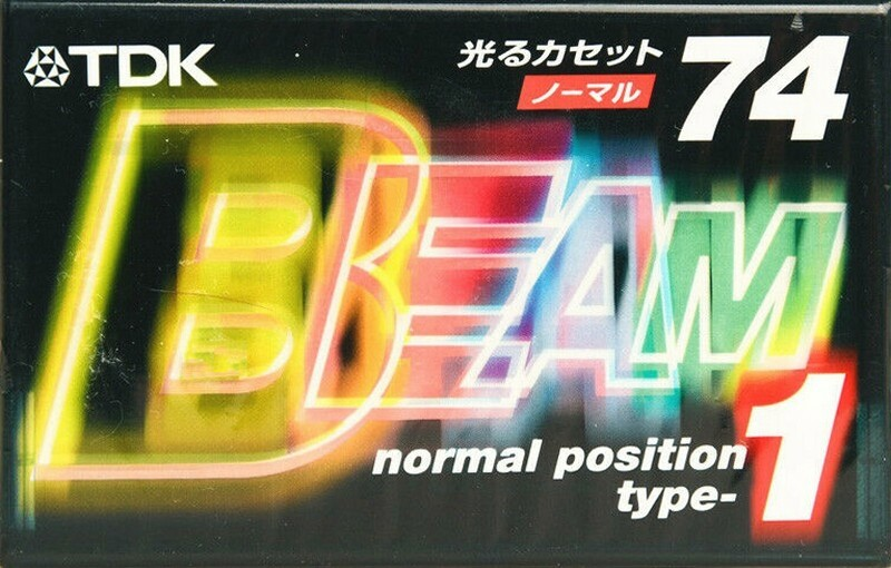 Compact Cassette TDK Beam 1 74 "BM1-74S" Type I Normal 1999 Japan