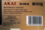 VHS-C (VHS Compact) Akai 45 "S-EG" Type IV Metal Europe