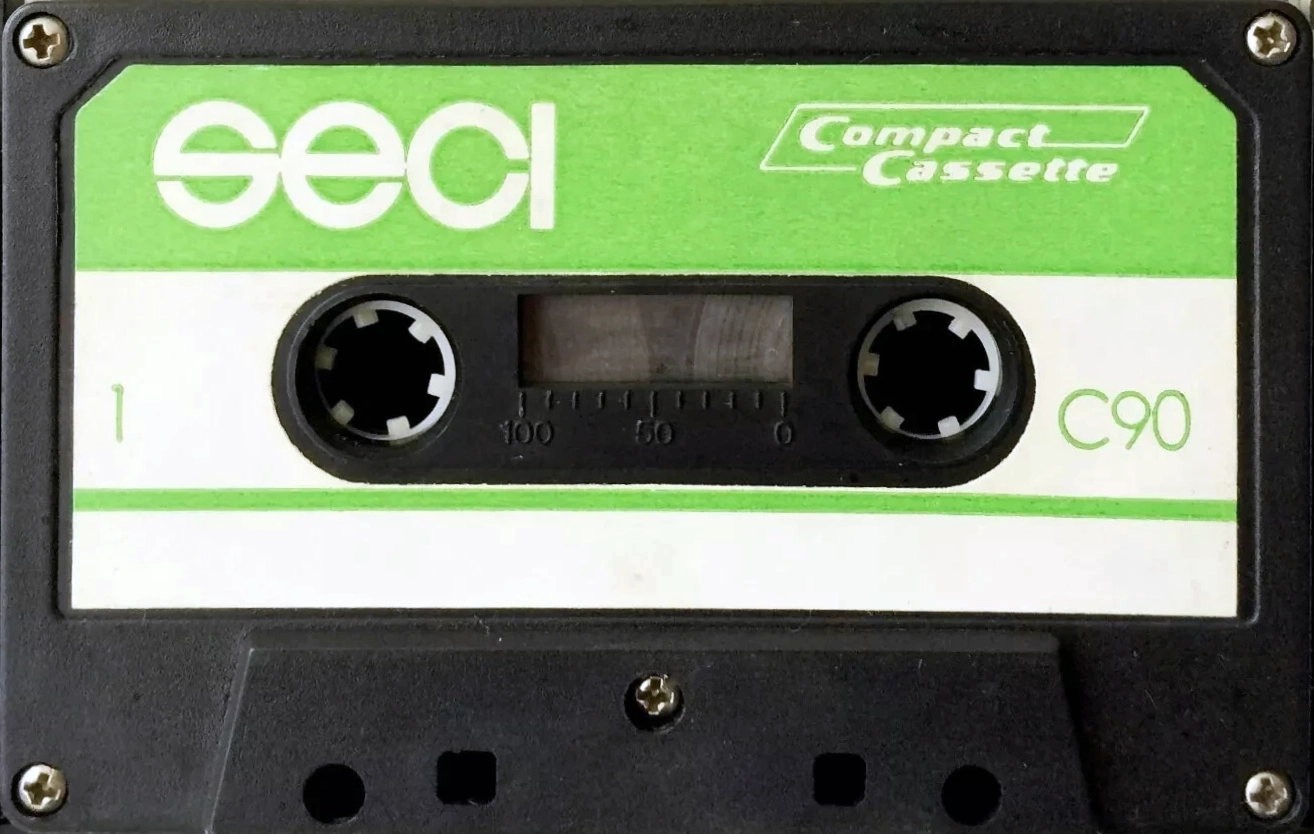 Compact Cassette Seci 90 "black" Type I Normal 1977 Europe