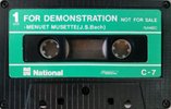 Compact Cassette National 7 "FUN46ZC" Demonstration Tape Japan