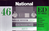 Compact Cassette National ED 46 "RT-46ED" Type I Normal 1982 Japan