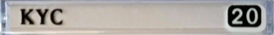 Compact Cassette KYC 20 "M-etrea" Type I Normal South Korea