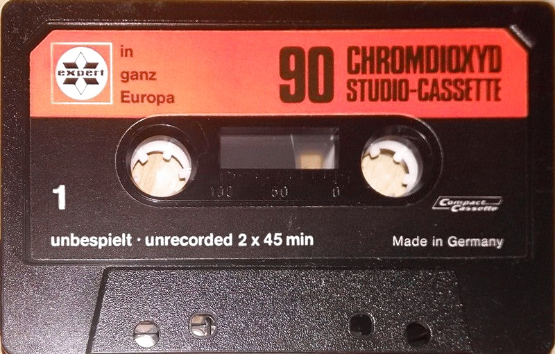 Compact Cassette Expert 90 Type II Chrome 1977 Germany