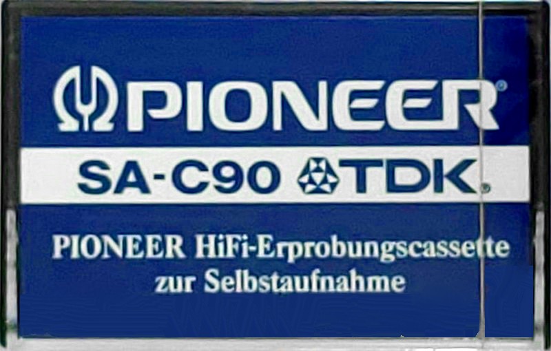 Compact Cassette Pioneer SA 90 Type II Chrome 1975 Worldwide