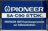 Compact Cassette Pioneer SA 90 Type II Chrome 1975 Worldwide