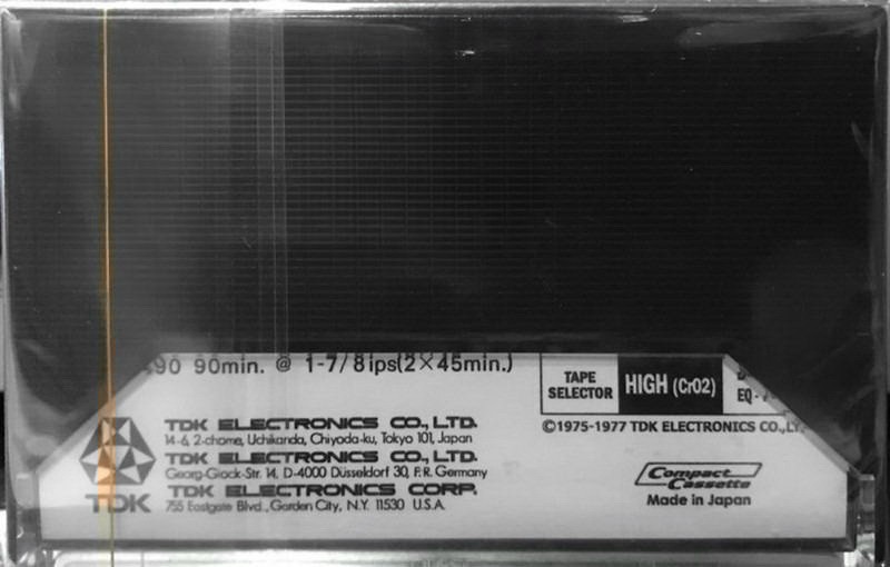 Compact Cassette Pioneer SA 90 Type II Chrome 1975 Worldwide