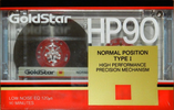 Compact Cassette Goldstar HP 90 Type I Normal 1990 USA