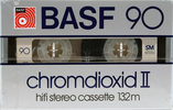 Compact Cassette BASF Chromdioxid II 90 Type II Chrome 1982 Europe