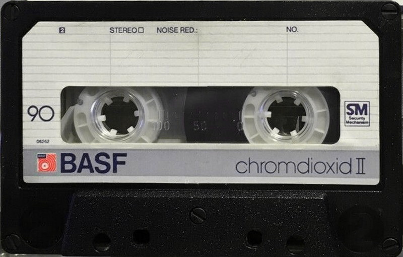 Compact Cassette BASF Chromdioxid II 90 Type II Chrome 1982 Europe