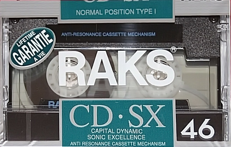 Compact Cassette: RAKS  - CD-SX 46