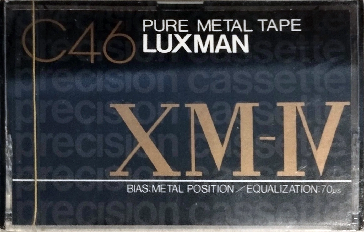 Compact Cassette Luxman XM 46 "XM-IV" Type IV Metal 1978 Japan