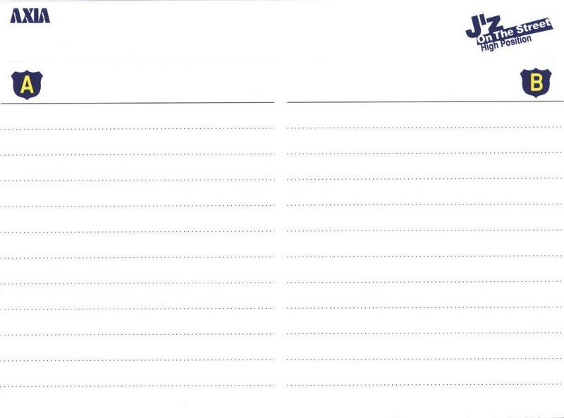 Compact Cassette AXIA J`z On the Street 74 "JZ2S 74" Type II Chrome 1998 Japan