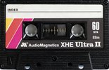Compact Cassette Audio Magnetics XHE Ultra II 60 Type II Chrome 1979 Canada