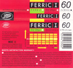 Compact Cassette Boots / Boots Audio Ferric I 60 Type I Normal 1986 UK