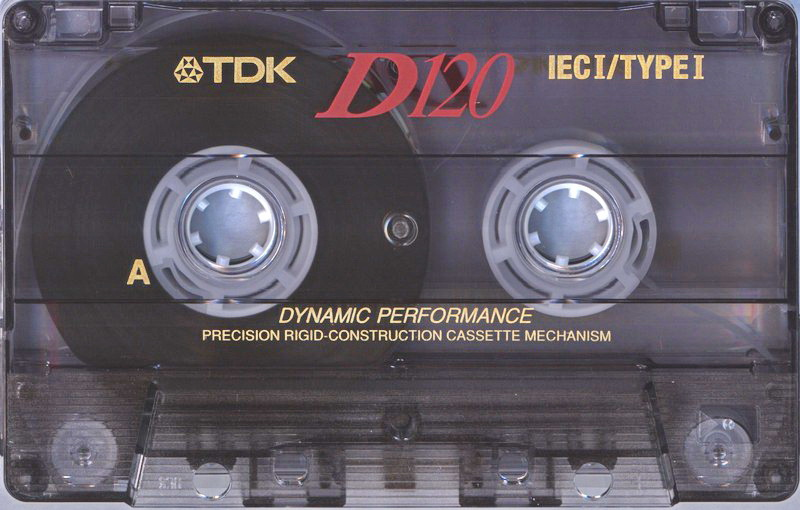 Compact Cassette TDK D 120 Type I Normal 1998 North America