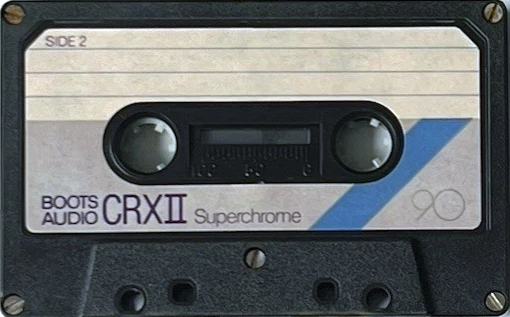 Compact Cassette Boots / Boots Audio CRX-2 90 Type II Chrome 1982 UK