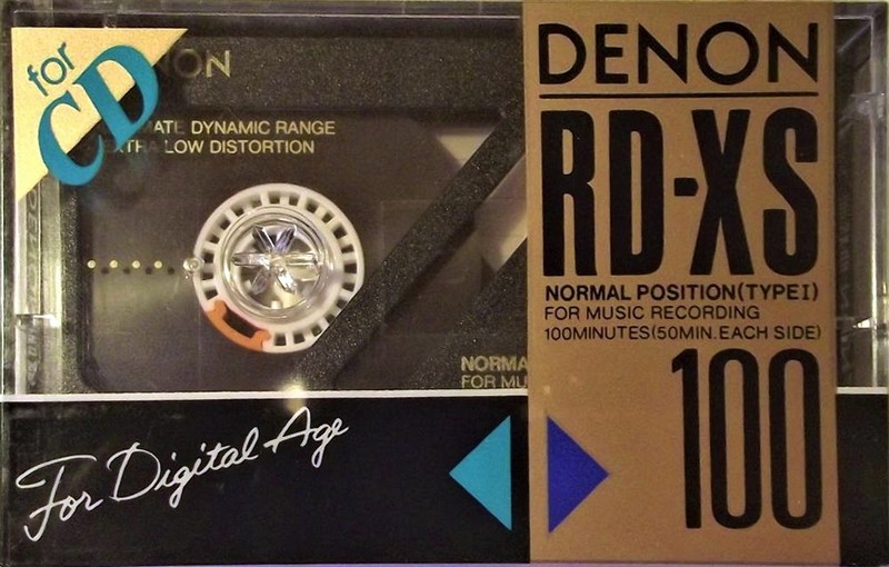 Compact Cassette Denon RD-XS 100 Type I Normal 1988 Japan