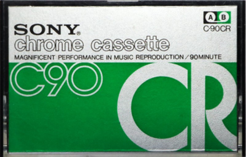 Compact Cassette Sony CR 90 Type II Chrome 1973 Japan