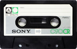 Compact Cassette Sony CR 90 Type II Chrome 1973 Japan