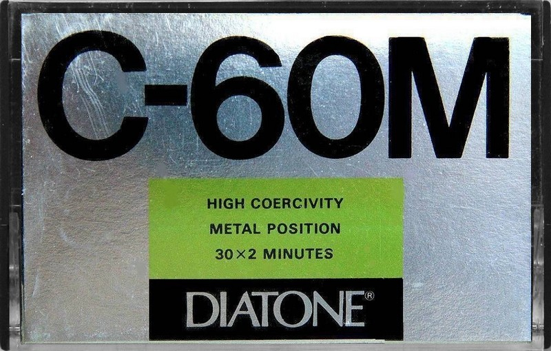 Compact Cassette Diatone M 60 Type IV Metal 1979 Japan