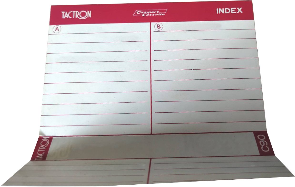 Compact Cassette Tactron 90 Type I Normal 1980 Japan