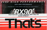 Compact Cassette Thats RX 90 Type I Normal 1990 Europe