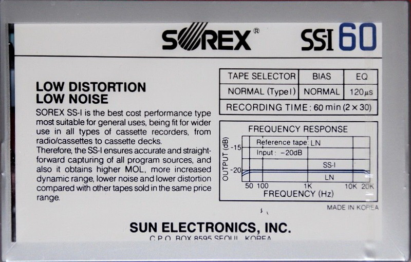 Compact Cassette:  Sorex -  60