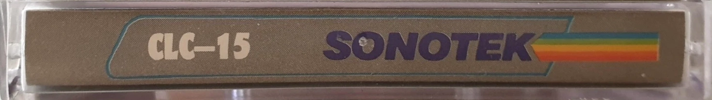 Compact Cassette Sonotek "CLC-15" Cleaning Cassette 1988 Venezuela