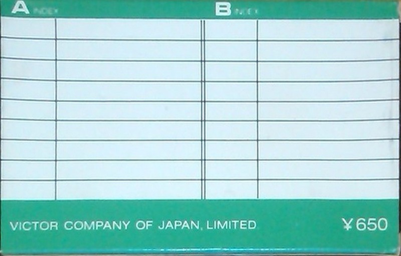 Compact Cassette Victor 90 "C-90S" Type I Normal 1973 Japan