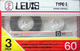 Compact Cassette Levis 60 Type I Normal Worldwide
