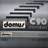 Compact Cassette Domus 90 Type II Chrome Hungary