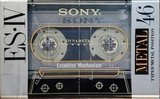Compact Cassette Sony ES-IV 46 "ESM4 46" Type IV Metal 1991 Japan