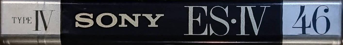 Compact Cassette Sony ES-IV 46 "ESM4 46" Type IV Metal 1991 Japan