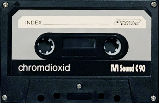 Compact Cassette M Sound 90 "square hole" Type II Chrome 1976 Europe