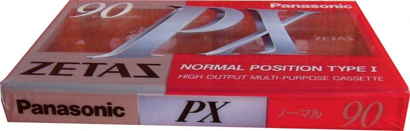 Compact Cassette Panasonic PX 90 "RT-90PX" Type I Normal 1994 Japan