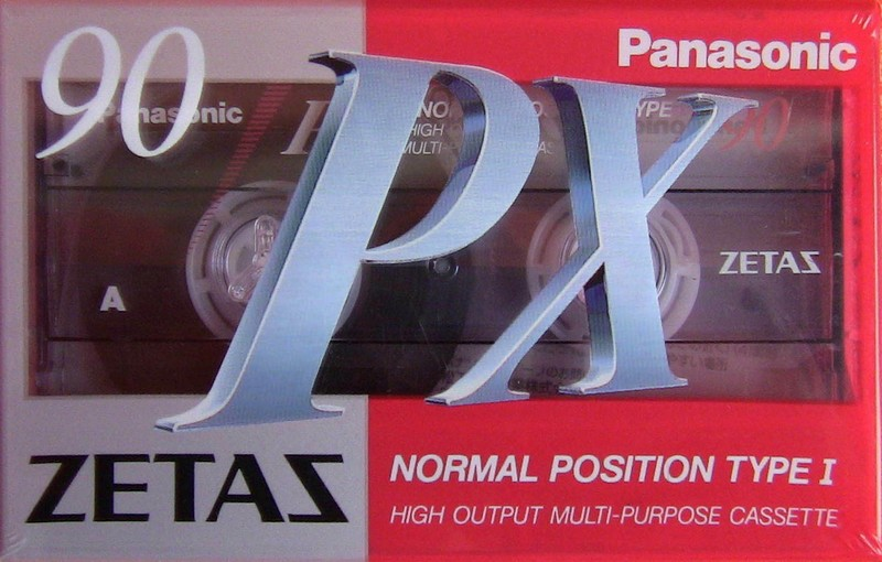 Compact Cassette Panasonic PX 90 "RT-90PX" Type I Normal 1994 Japan