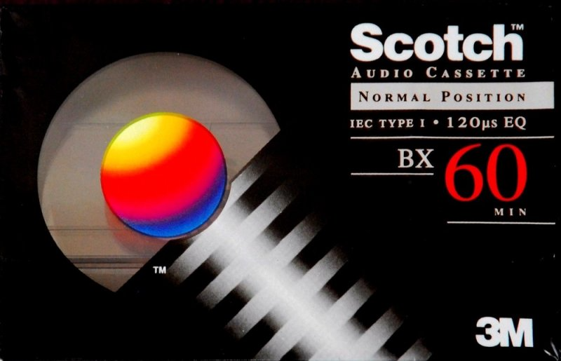 Compact Cassette: Sunkyong Magnetic Limited (SKM) Scotch - BX 60