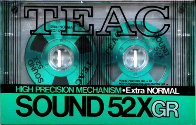 Compact Cassette:  Teac - SOUND 52X 52