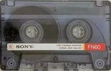 Compact Cassette Sony FN 60 Type I Normal 1985 Europe