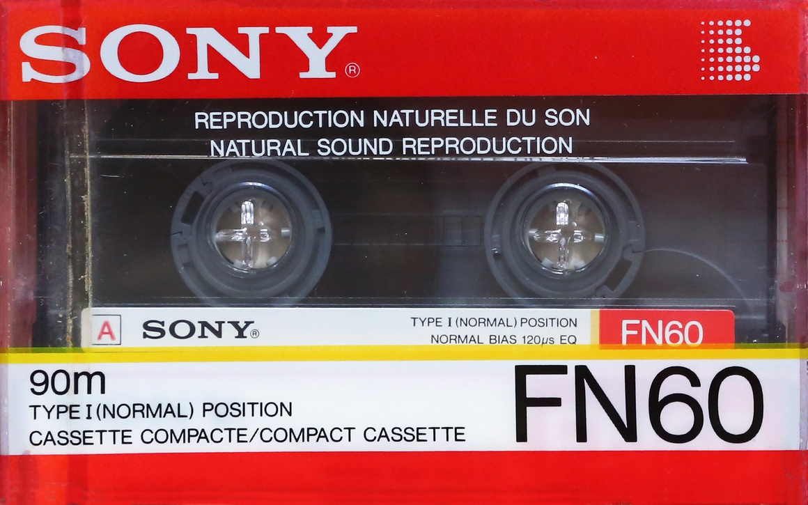 Compact Cassette Sony FN 60 Type I Normal 1985 Europe