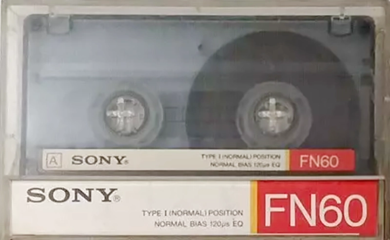 Compact Cassette Sony FN 60 Type I Normal 1985 Europe