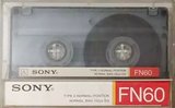 Compact Cassette Sony FN 60 Type I Normal 1985 Europe