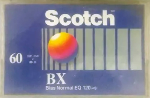 Compact Cassette Scotch BX 60 Type I Normal 1987 Latin America