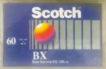 Compact Cassette Scotch BX 60 Type I Normal 1987 Latin America