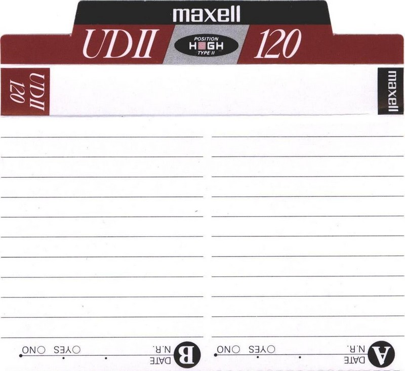 Compact Cassette: Maxell / Hitachi Maxell - UDII 120