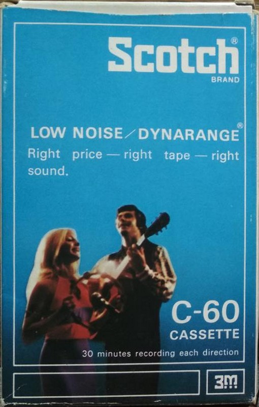 Compact Cassette Scotch Dynarange 60 "C-60-LDC" Type I Normal 1973 Japan