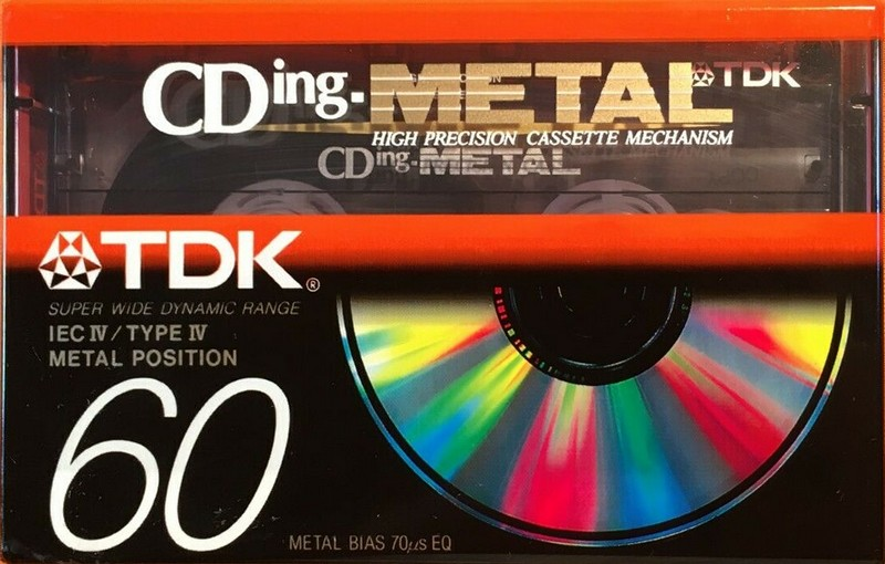 Compact Cassette: TDK  - CDing-Metal 60