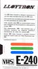 VHS, Video Home System Lloytron 240 Type I Normal 1990 Europe